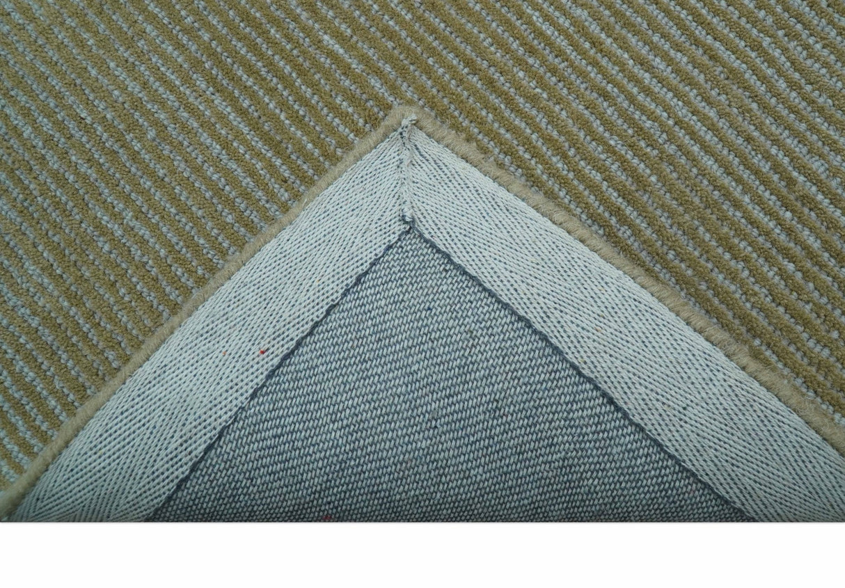 Azure Custom Made Modern Design Gray and Brown Hand Tufted Wool Rug