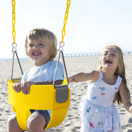 Baby Swing Seat for Sycamore Swing Set | High-Back Bucket Swing with Harness (Swing Set Not Included)