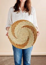 Bahari Banana Bark Wall Basket-Wall Basket-Parc Decor