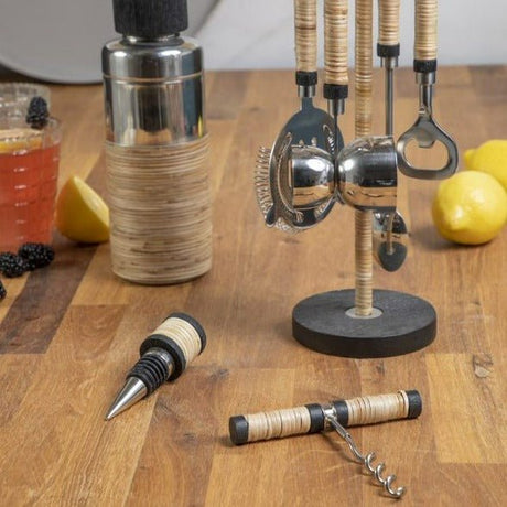 Bailey Rattan Corkscrew-Kitchen Accessories-Parc Decor