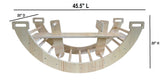 Bailis | 3-in-1 Wooden Climbing Arch, Rocker and Seesaw for Toddlers