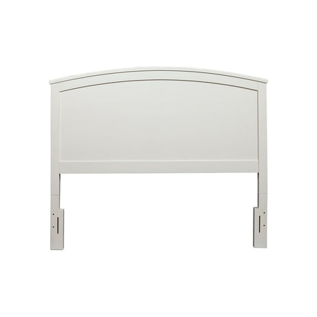Baker Panel Bed, White-Beds-Parc Decor