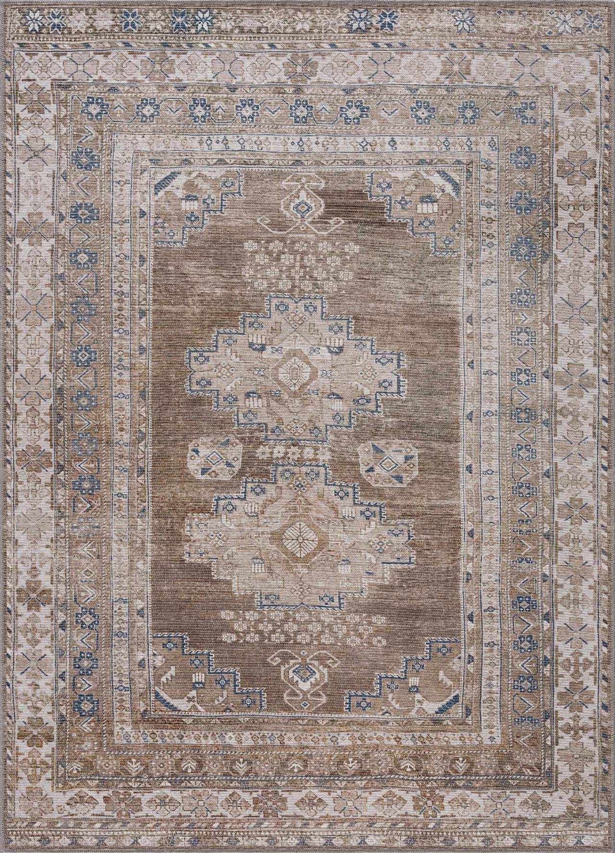 Baltinglass Flat Pile Washable Rug-Rugs-Parc Decor
