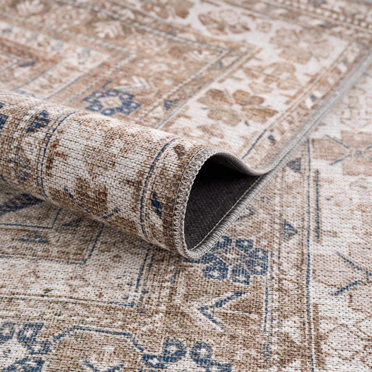 Baltinglass Flat Pile Washable Rug-Rugs-Parc Decor