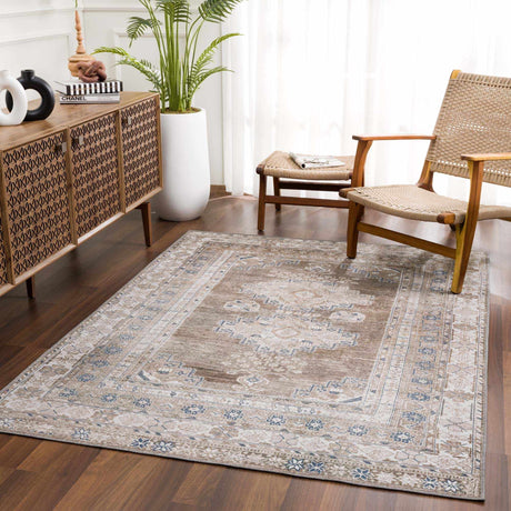 Baltinglass Flat Pile Washable Rug-Rugs-Parc Decor