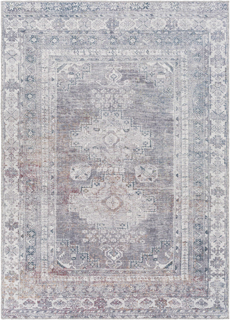 Baltinglass Gray Washable Rug - Promo-Rugs-Parc Decor