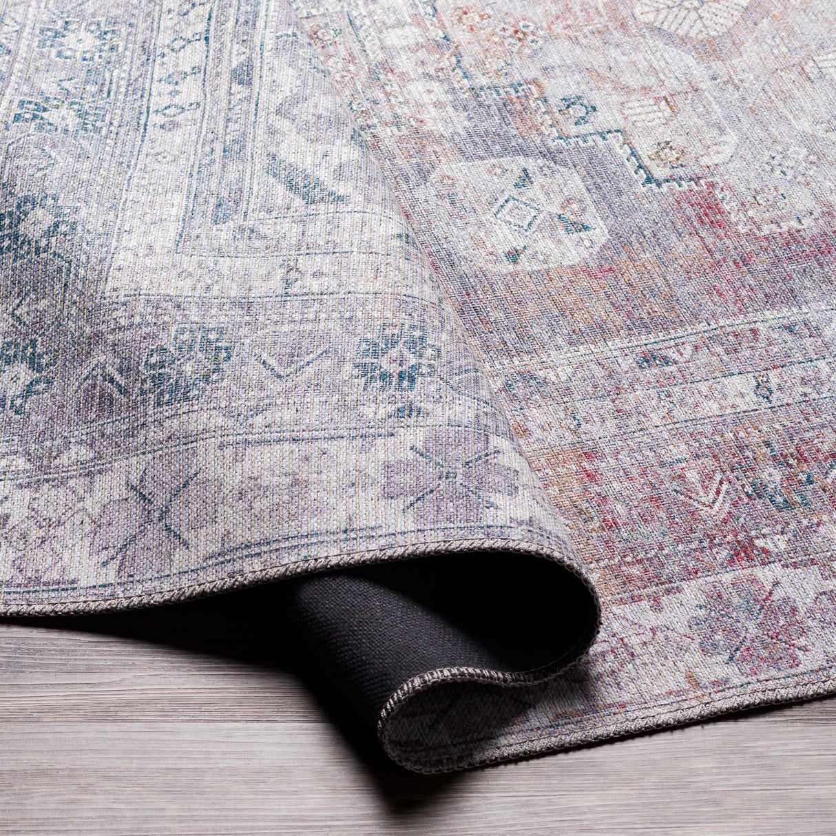 Baltinglass Gray Washable Rug - Promo-Rugs-Parc Decor