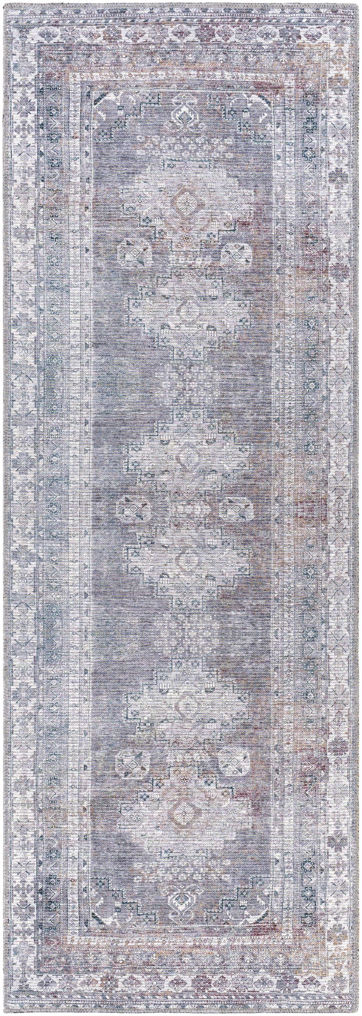Baltinglass Gray Washable Rug - Promo-Rugs-Parc Decor