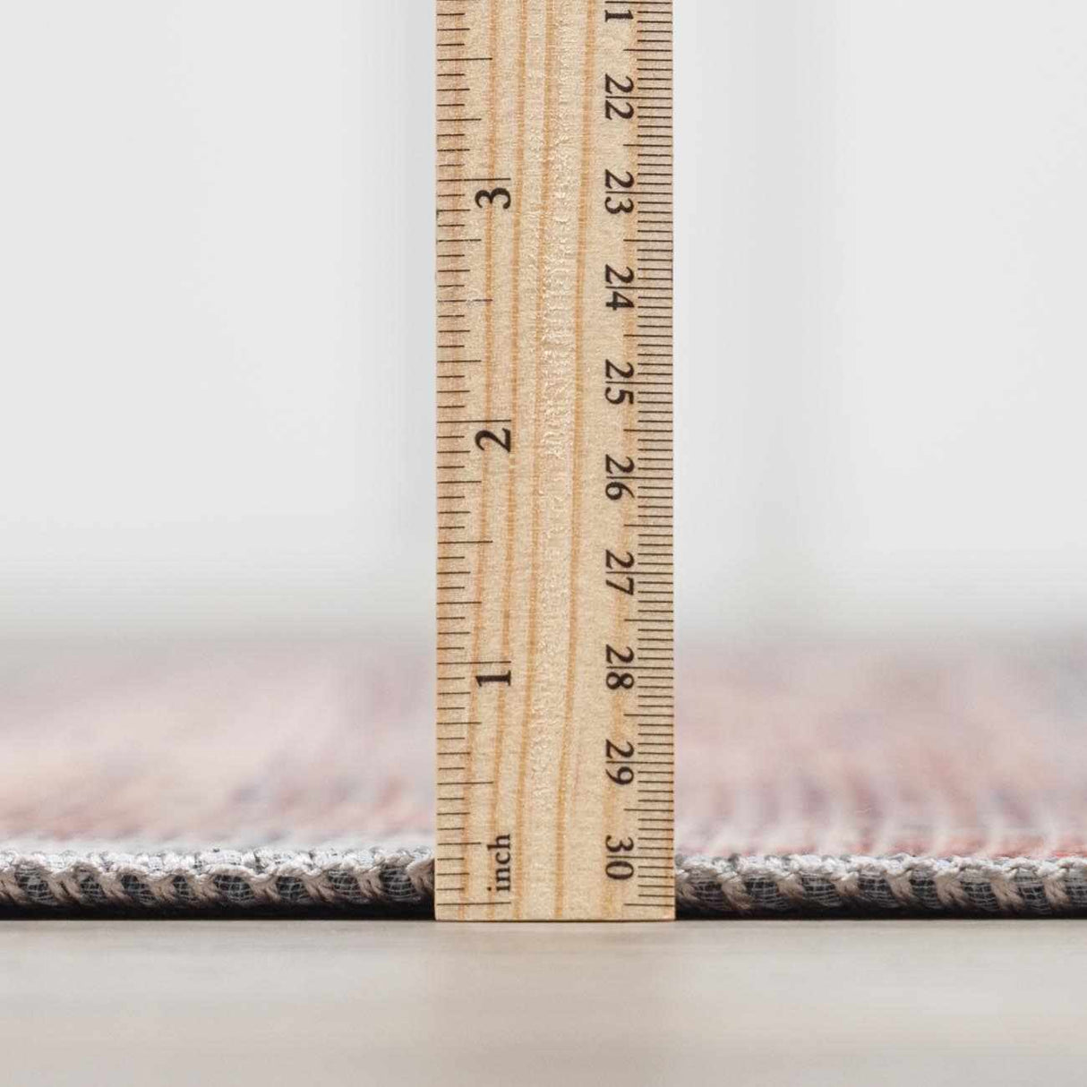 Baltinglass Rust & Blue Washable Area Rug - Clearance-Rugs-Parc Decor