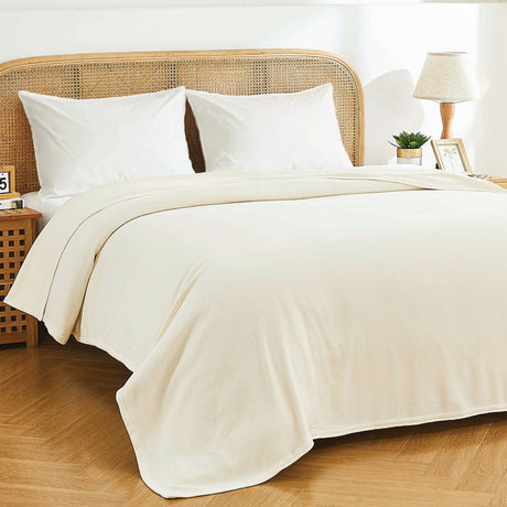 Bamboo Cotton Blanket-Blanket-Parc Decor