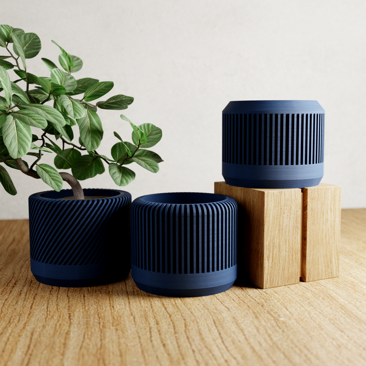 BAMBOO Planter Set-Planter-Parc Decor