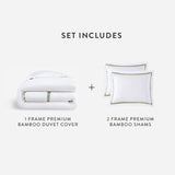 Bamboo Viscose Frame Duvet Bundle | Last Chance
