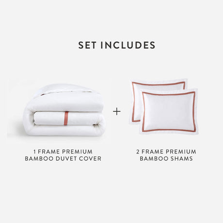 Bamboo Viscose Frame Duvet Bundle | Last Chance