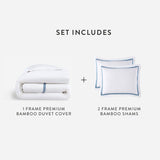Bamboo Viscose Frame Duvet Bundle | Last Chance