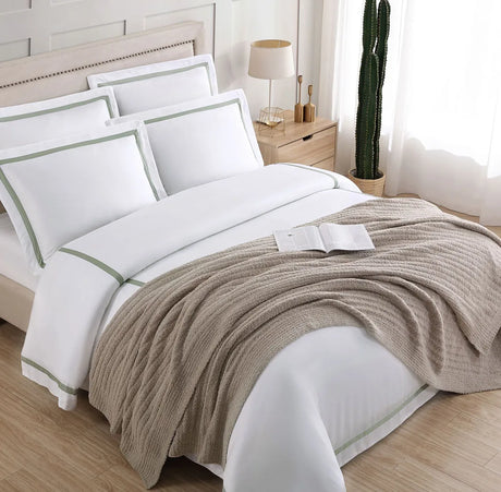 Bamboo Viscose Frame Duvet Cover | Last Chance