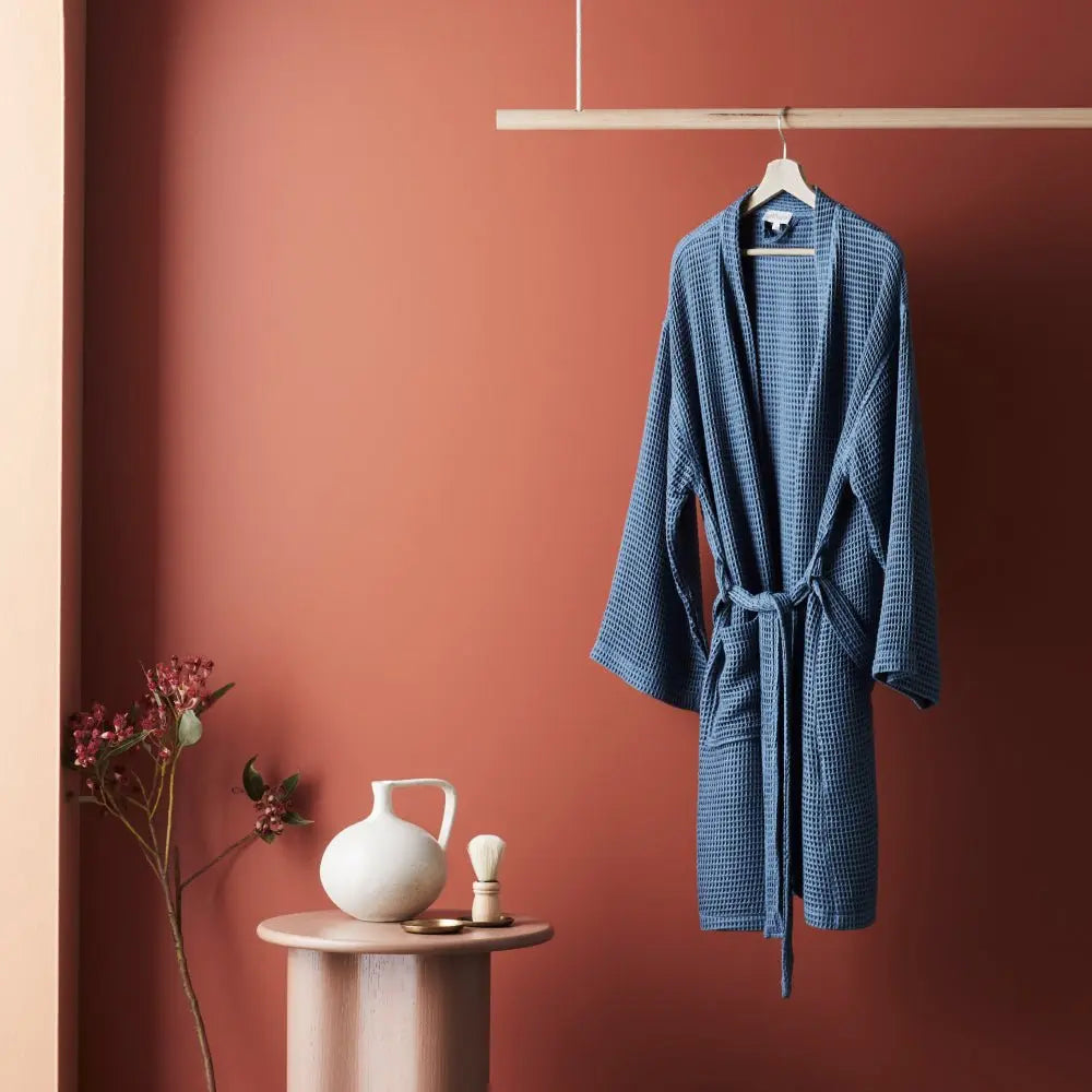 Bamboo Waffle Bathrobe-Apparel & Accessories > Clothing > Sleepwear & Loungewear > Robes-Parc Decor