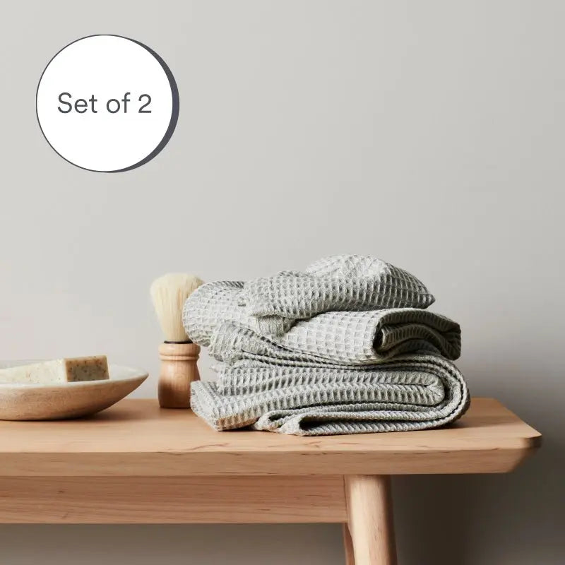 Bamboo Waffle Towels-Home & Garden > Linens & Bedding > Towels > Bath Towels & Washcloths-Parc Decor