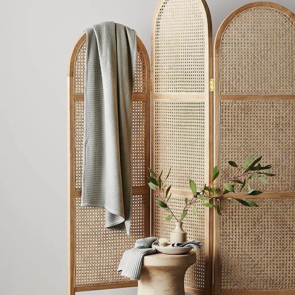 Bamboo Waffle Towels-Home & Garden > Linens & Bedding > Towels > Bath Towels & Washcloths-Parc Decor