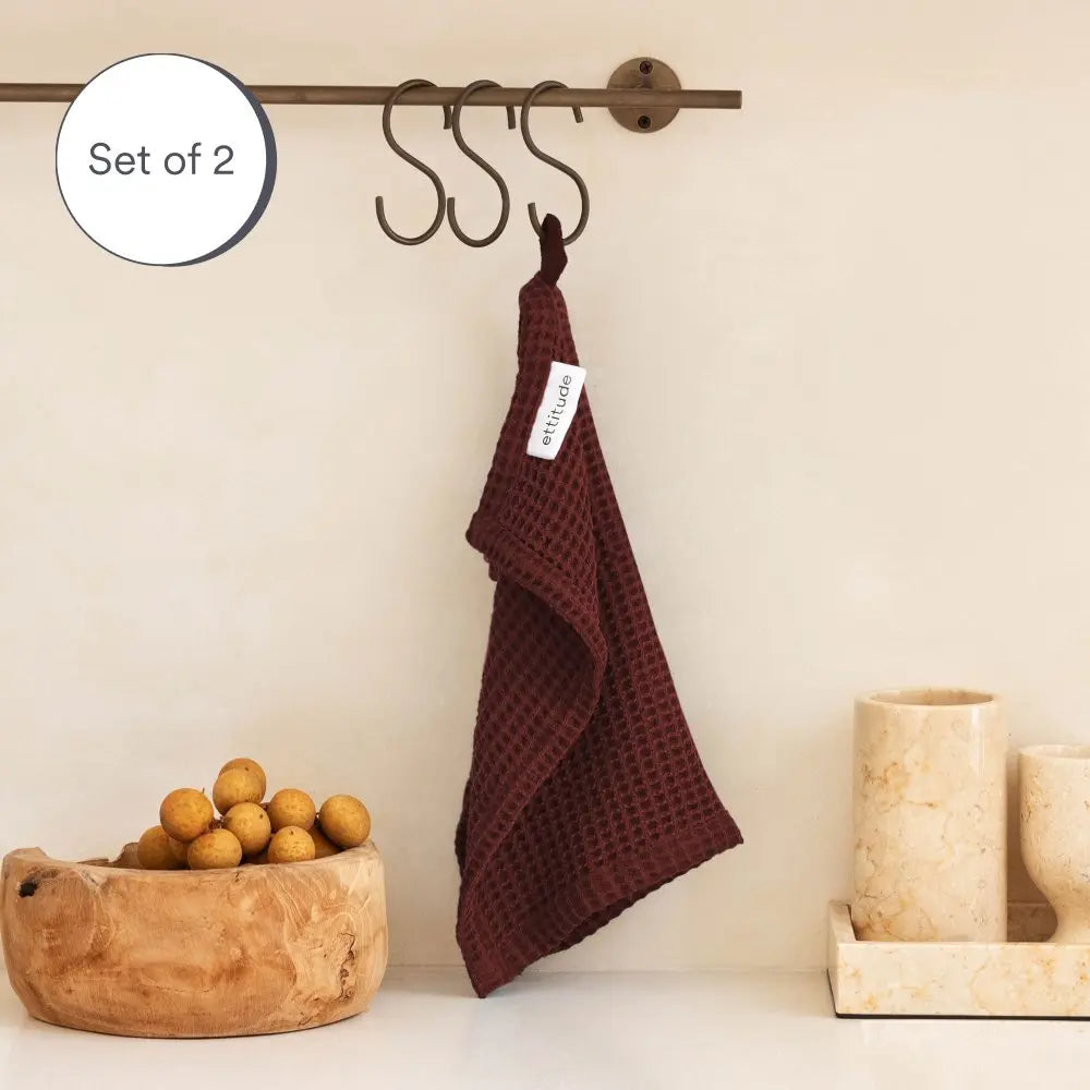 Bamboo Waffle Towels-Home & Garden > Linens & Bedding > Towels > Bath Towels & Washcloths-Parc Decor
