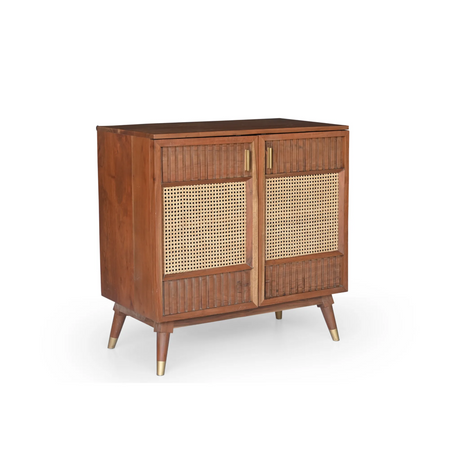 Bana Cane Accent Cabinet-Sideboard-Parc Decor