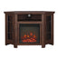Barn 48" Wood Corner Fireplace TV Stand