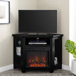Barn 48" Wood Corner Fireplace TV Stand-Fireplace-Parc Decor