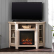 Barn 48" Wood Corner Fireplace TV Stand-Fireplace-Parc Decor