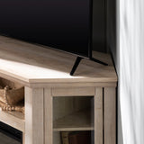 Barn 48" Wood Corner Fireplace TV Stand-Fireplace-Parc Decor