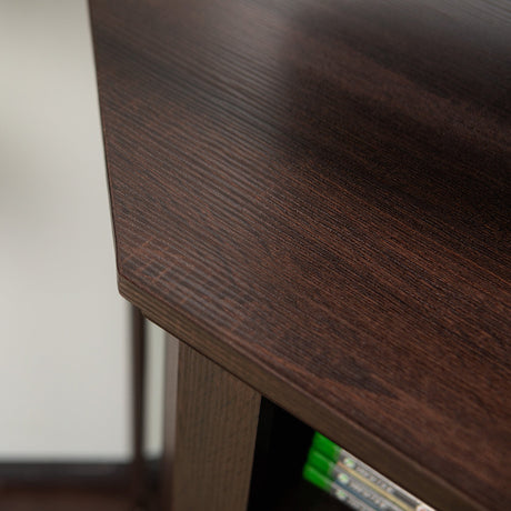 Barn 48" Wood Corner Fireplace TV Stand-Fireplace-Parc Decor