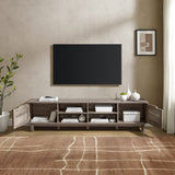 Barn Door 70" Rustic TV Stand-Entertainment-Parc Decor