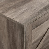 Barn Door 70" Rustic TV Stand-Entertainment-Parc Decor