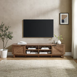 Barn Door 70" Rustic TV Stand-Entertainment-Parc Decor
