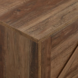 Barn Door 70" Rustic TV Stand-Entertainment-Parc Decor