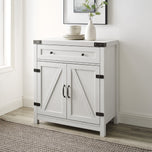 Barn Door Accent Cabinet