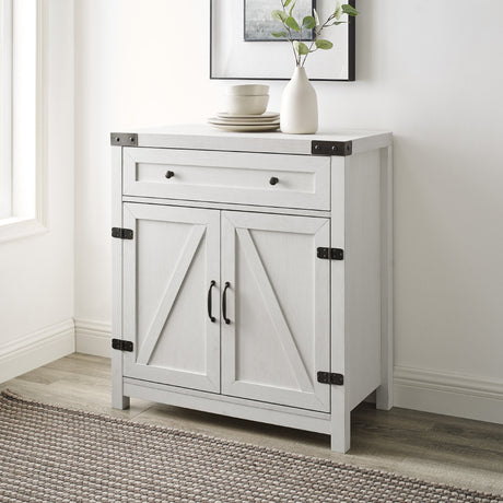 Barn Door Accent Cabinet