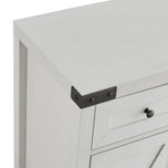 Barn Door Accent Cabinet