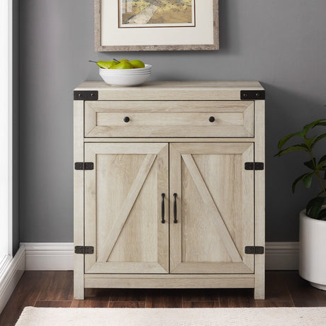 Barn Door Accent Cabinet-Occasional-Parc Decor