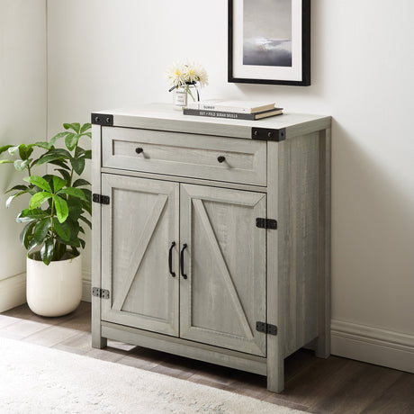 Barn Door Accent Cabinet-Occasional-Parc Decor