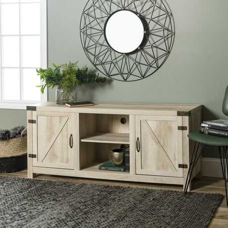Barn Door TV Stand-Entertainment-Parc Decor