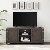 Barn Door TV Stand-Entertainment-Parc Decor
