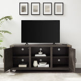 Barn Door TV Stand-Entertainment-Parc Decor
