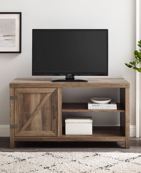 Barn Door TV Stand-Entertainment-Parc Decor