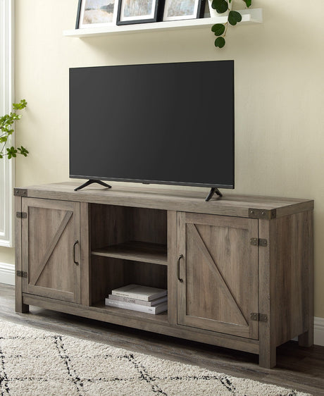 Barn Door TV Stand-Entertainment-Parc Decor