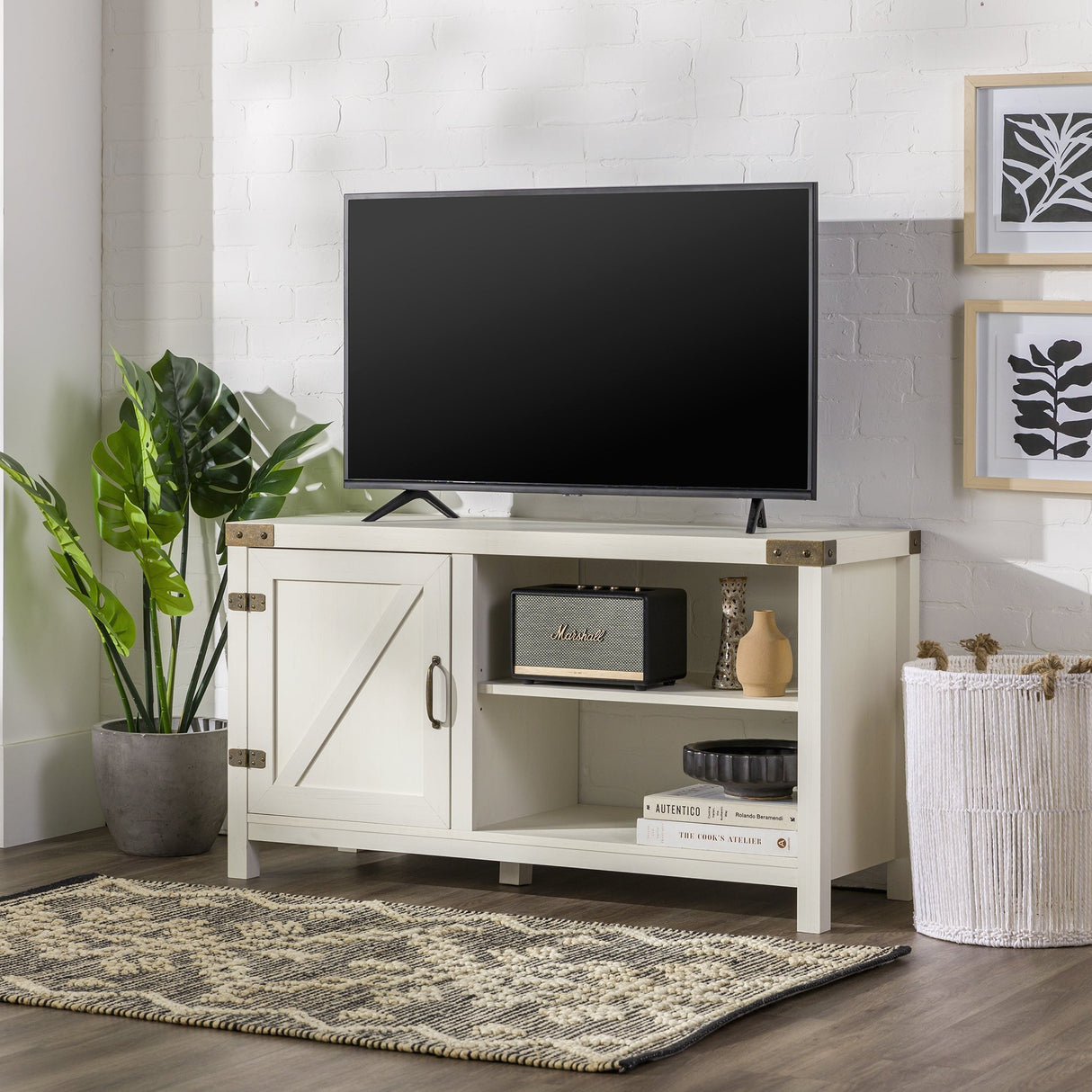 Barn Door TV Stand-Entertainment-Parc Decor
