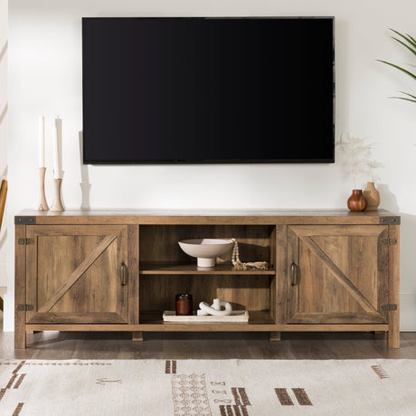 Barn Door TV Stand-Entertainment-Parc Decor
