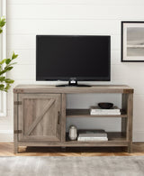 Barn Door TV Stand-Entertainment-Parc Decor