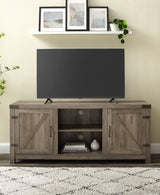 Barn Door TV Stand-Entertainment-Parc Decor