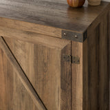 Barn Door TV Stand-Entertainment-Parc Decor