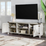Barn Door TV Stand-Entertainment-Parc Decor