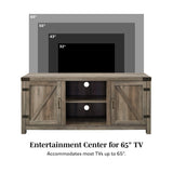 Barn Door TV Stand-Entertainment-Parc Decor